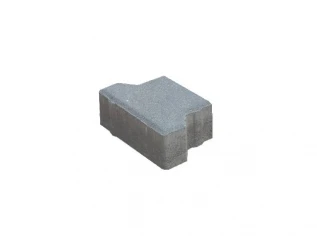 Dlažba betonová zámková Presbeton H-profil výška 60 mm, půlka, přírodní 