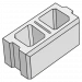 Plotový systém Presbeton Simple block HX 1/20/AF průběžná, přírodní - file.webp