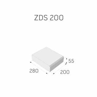Deska zákrytová Presbeton ZDS 200 průběžná 200x280x55 mm přírodní - file.webp