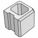Plotový systém Presbeton Simple block HX 3/20/AF ukončující, poloviční, přírodní - file.webp