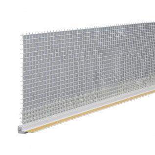 Profil okenní začišťovací APU eko s perlinkou 2,4 m (50 ks/bal)