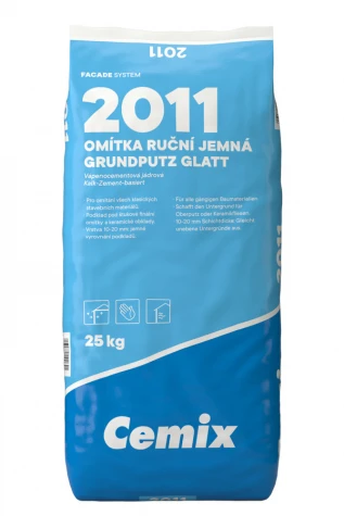 Omítka jádrová Cemix 2011 1,2 mm jemná 25 kg - 2011-250_080_6601.webp