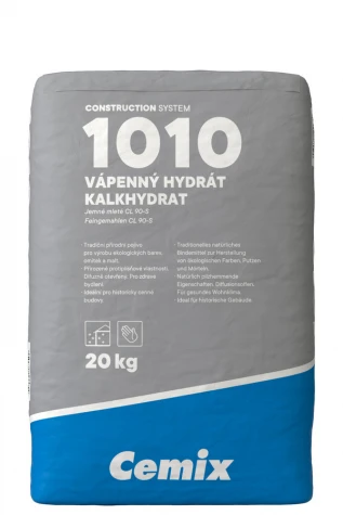 Hydrát vápenný Cemix 1010 CL 90-S 20 kg - 1010-hydrat-vapenny.webp