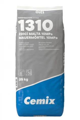Malta zdící Cemix 1310 10 Mpa 25 kg