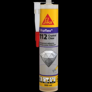 Lepidlo víceúčelové Sikaflex-112 Crystal Clear 290 ml