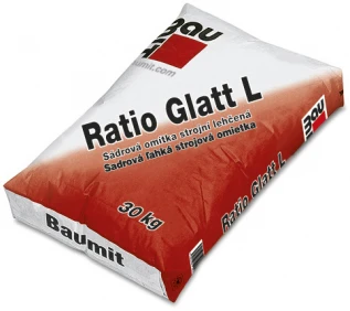 Omítka sádrová Baumit Ratio glatt strojní, lehčená 30 kg