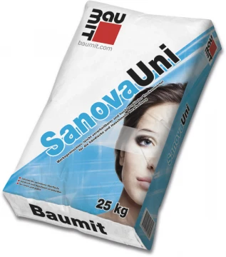 Omítka sanační Baumit SanovaUni jádrová 25 kg