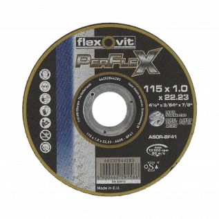 Kotouč řezný Flexovit T41 115x1 mm  - 66252844283 Flexovit Flexovit Perflex Ultra Thin Metal Inox Cutting Disc 115x1x22.23 GRIT 60_133888.webp