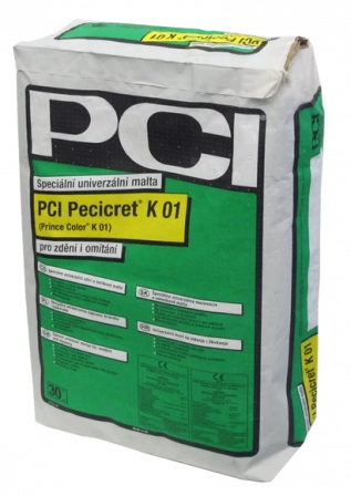 Malta zdící a omítková PCI Pecicret K 01 jádrová 30 kg