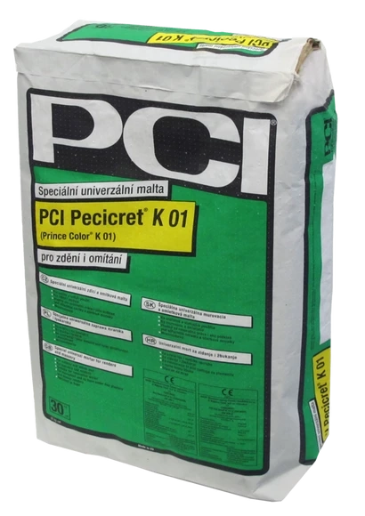 Malta zdící a omítková PCI Pecicret K 01 jádrová 30 kg