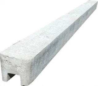 Sloupek betonový koncový na výšku plotu 200 cm - sloupek koncový.webp