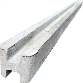 Sloupek betonový průběžný na výšku plotu 200 cm