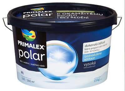 Barva interiérová Primalex Polar bílá 15+3 kg