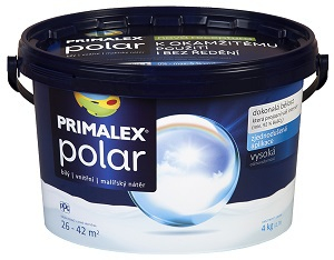 Barva interiérová Primalex Polar bílá 4 kg