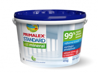 Barva interiérová Primalex Standard bílá 4 kg