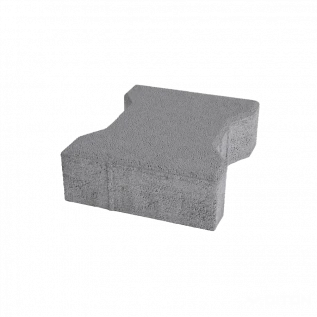 Dlažba betonová zámková Diton Íčko výška 80 mm přírodní  - 21102010101_icko_6_prirodni_solo_001 (1).webp